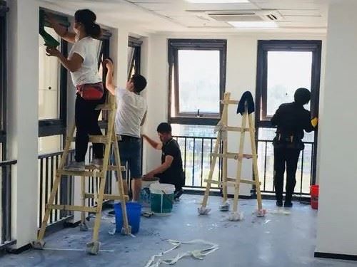 深圳福田展会保洁,外墙清洗平台