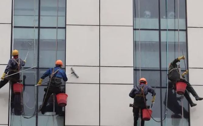深圳幕墙清洗 阳光棚外墙清洗 光明新区外墙清洗