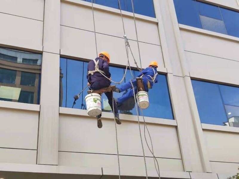 深圳外墙瓷砖清洗 铝塑板墙面清洗 福田外墙清洗